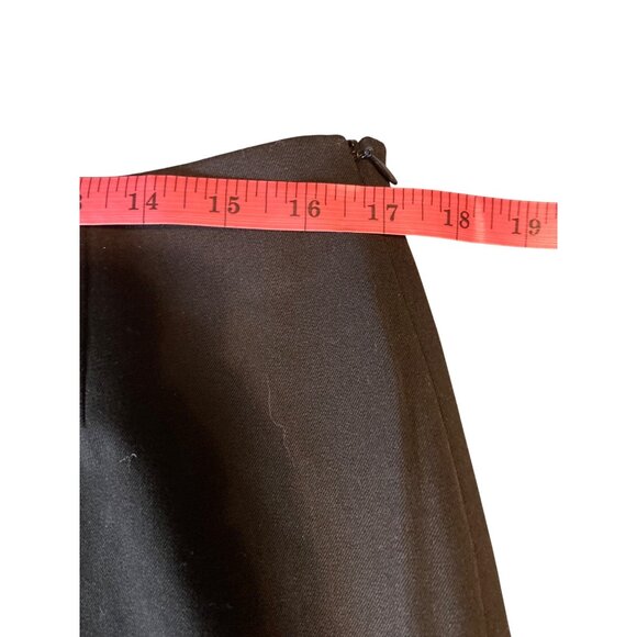 Talbots Womens Dress Pants Size 14 Black Stretch Wide-Leg Career Corpcore Casual - Picture 7 of 11